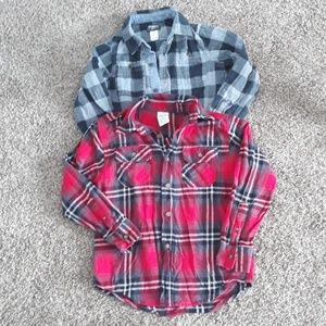 Oshkosh/ faded glory flannel boys size 8